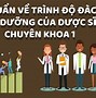 Dược Sĩ Chuyên Khoa Cấp 1