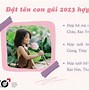 Tên Bé Gái Hợp Mệnh Năm 2023